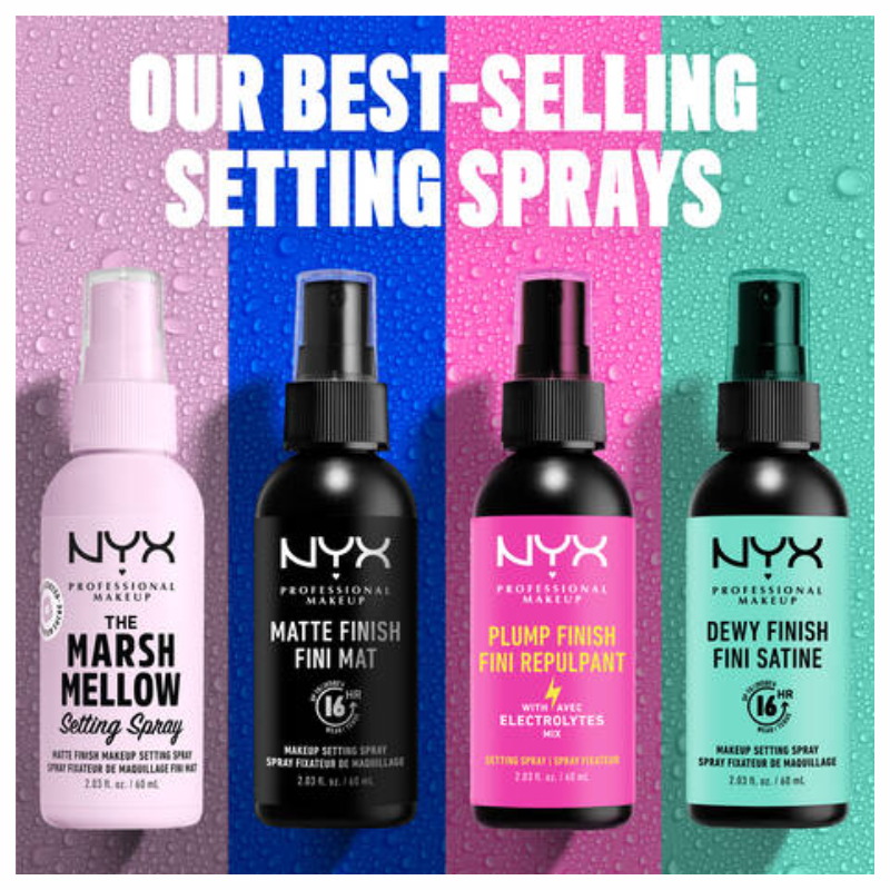 NYX - Professional Matte Finish Setting Spray - 60ml