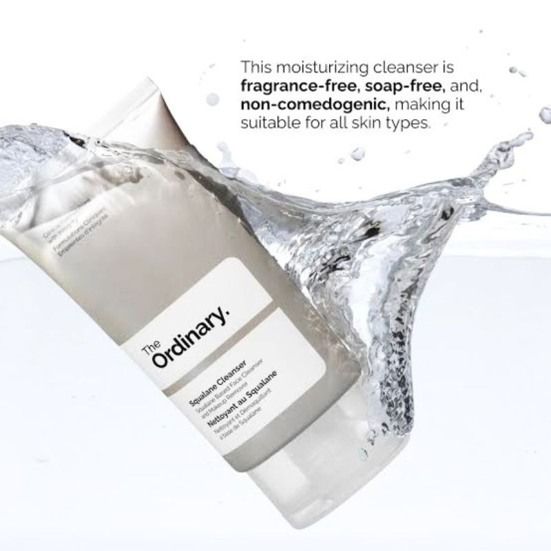 The Ordinary - Squalane Cleanser – Gentle Makeup Removing Face Cleanser - 50ML