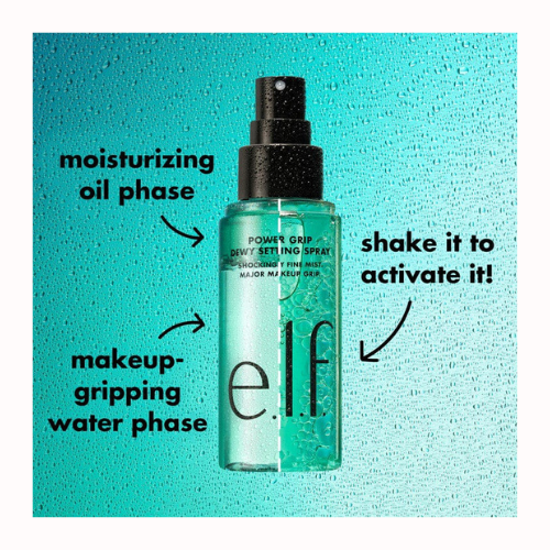 e.l.f. Power Grip Dewy Setting Spray – Long Lasting Makeup Fix – 80ml