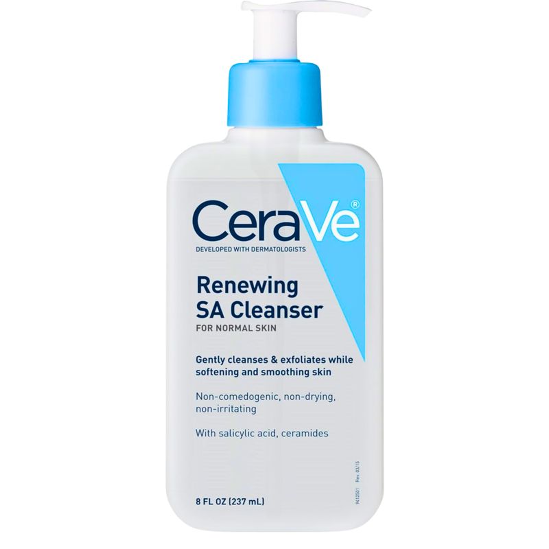 Cerave -Renewing SA Cleanser With Hyaluronic Acid, Niacinamide, & Ceramides  237ml