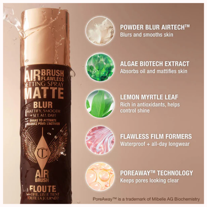 Charlotte Tilbury - Airbrush Flawless Matte Blurring & Waterproof Setting Spray - 100ml
