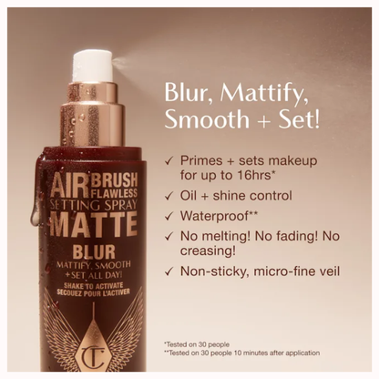 Charlotte Tilbury - Airbrush Flawless Matte Blurring & Waterproof Setting Spray - 100ml
