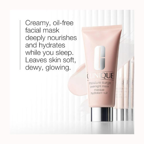 Clinique Moisture Surge Oil-Free Overnight Face Mask | Deep Hydration Night Mask - 100ml