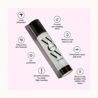 Color Wow - Pop & Lock High Gloss Finish 55ml – Hair Serum for Shine & Frizz Control