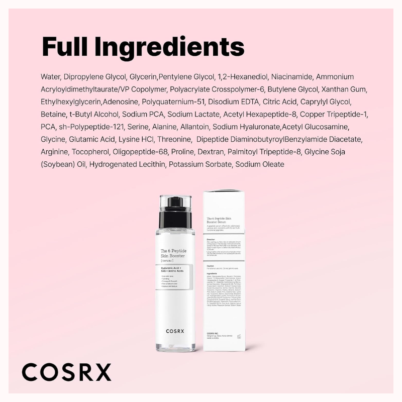 Cosrx - 6 peptide skin booster