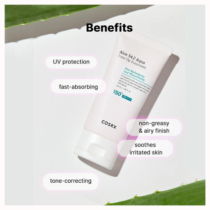 Cosrx Aloe 54.2 Aqua tone up Sunscreen - 50ml