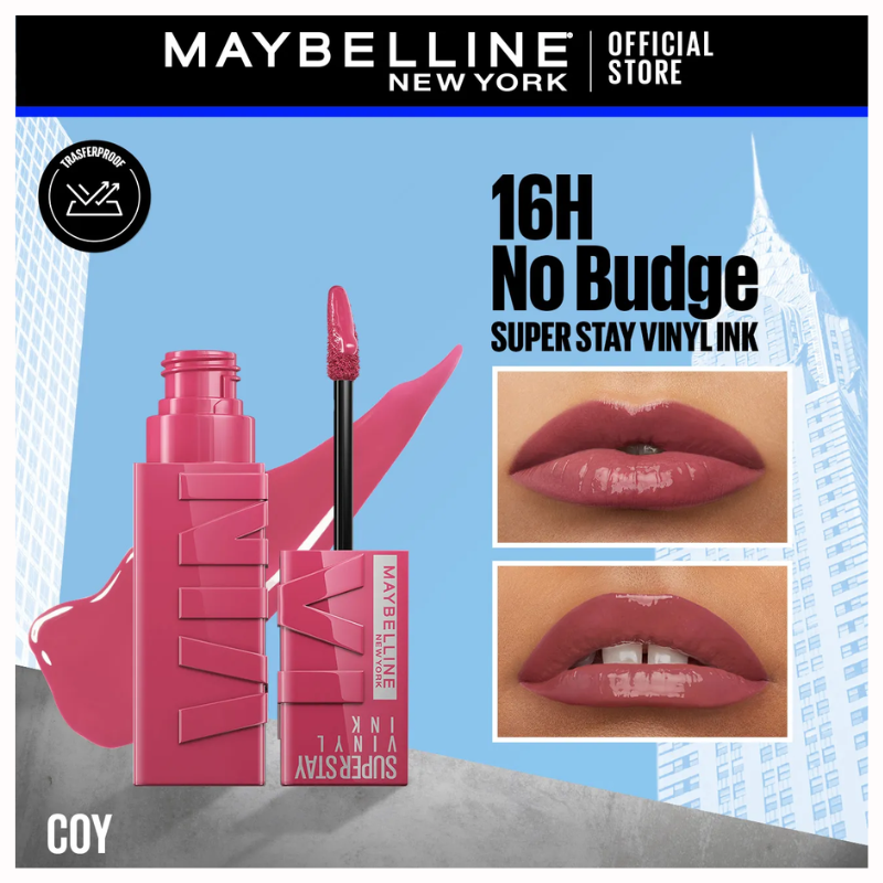 Maybelline - Super Stay Vinyl Ink Longwear Liquid Lipcolor - Variants Available