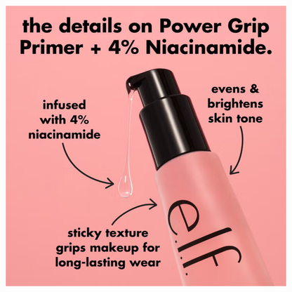 ELF - Power Grip Face Makeup Primer + 4% Niacinamide - 24ml