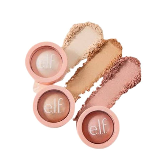 Elf - Halo Glow Silky Powder Highlighter – Radiant Shimmer Glow Powder
