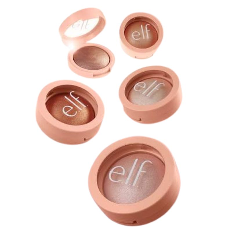 Elf - Halo Glow Silky Powder Highlighter – Radiant Shimmer Glow Powder