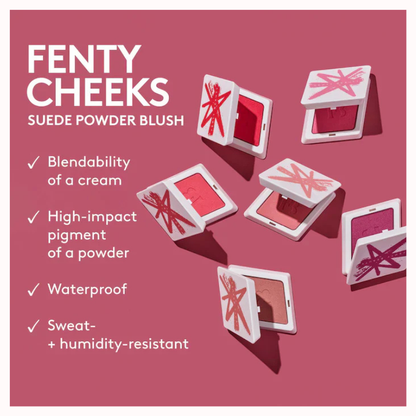 Fenty Beauty - Fenty Cheeks Suede Waterproof Powder Blush By Rihanna
