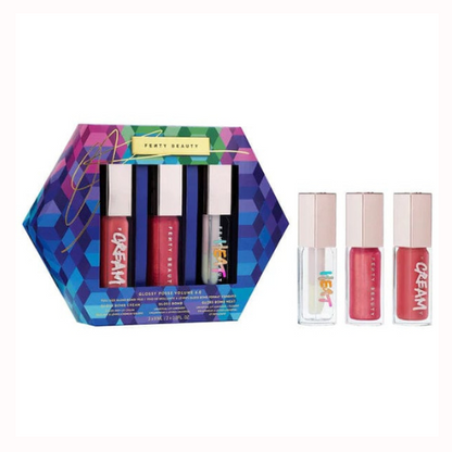 Fenty Beauty - Glossy Posse Volume Full Size Lip Gloss Bomb Trio