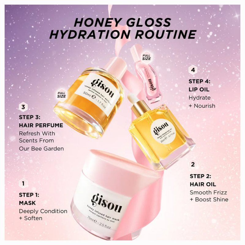 GISOU - Honey Gloss Hydration Heroes Hair Value Set