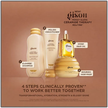 Gisou - Honey Infused Hair Oil - Hydrating & Frizz Control - 50Ml