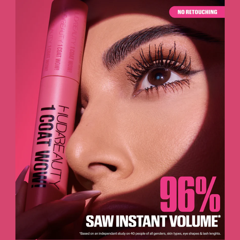 Huda Beauty -1 Coat WOW ! Extra Volumizing  Mascara