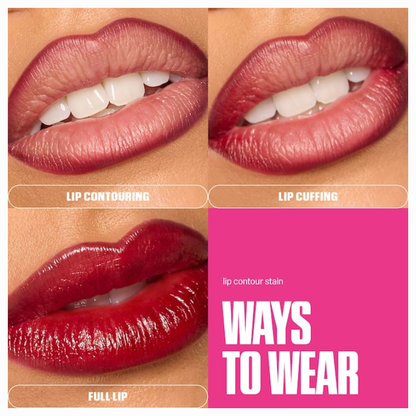 Huda Beauty - Soft Nude , Contour Lip Stain For 12 Hours Wear