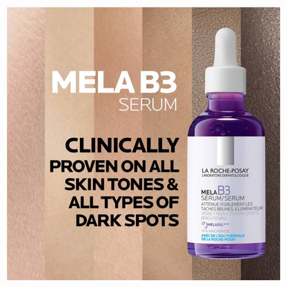 LA Roche Posay - Mela B3 Dark Spot Serum With Melasyl + NiacinamideWith plus Anti-Aging Melasyl + 10% Niacinamide - 30ml