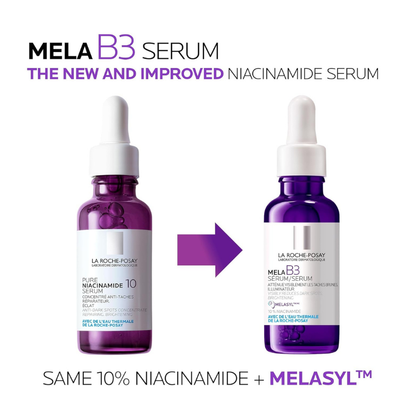 LA Roche Posay - Mela B3 Dark Spot Serum With Melasyl + NiacinamideWith plus Anti-Aging Melasyl + 10% Niacinamide - 30ml