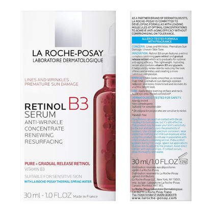 La Roche Posay -Pure  Retinol B3 Anti Aging Face Serum For Sun Damaged Skin -30Ml