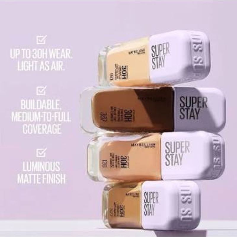 Maybelline - Super Stay Lumi Matte Foundation – Variants Available
