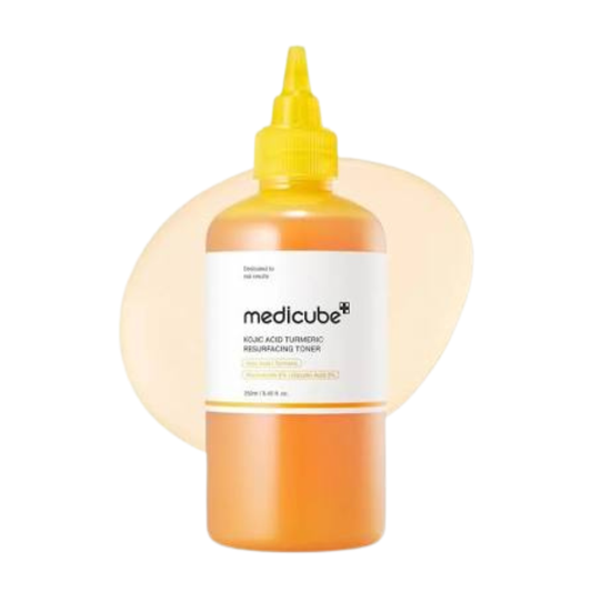 Medicube - Kojic Acid Turmeric Resurfacing Toner - 250ml – Brightening & Skin Smoothing Facial Toner