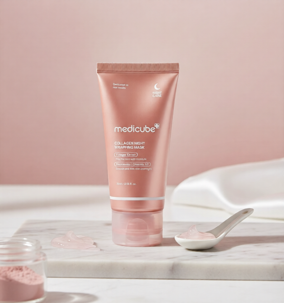Medicube Collagen Night Wrapping Overnight Peel-Off Mask for Elasticity & Hydration