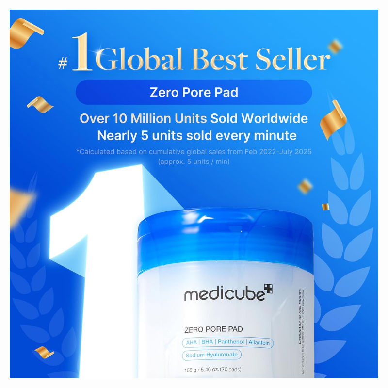 Medicube – Zero Pore Pad 2.0 -155g, 70 Pads