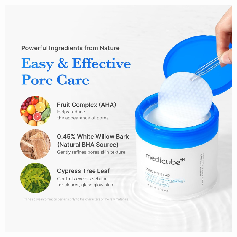 Medicube – Zero Pore Pad 2.0 -155g, 70 Pads