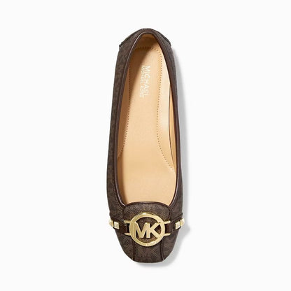 Michael Kors - Fulton/ Pumps Studded Logo Moccasin - Brown Color