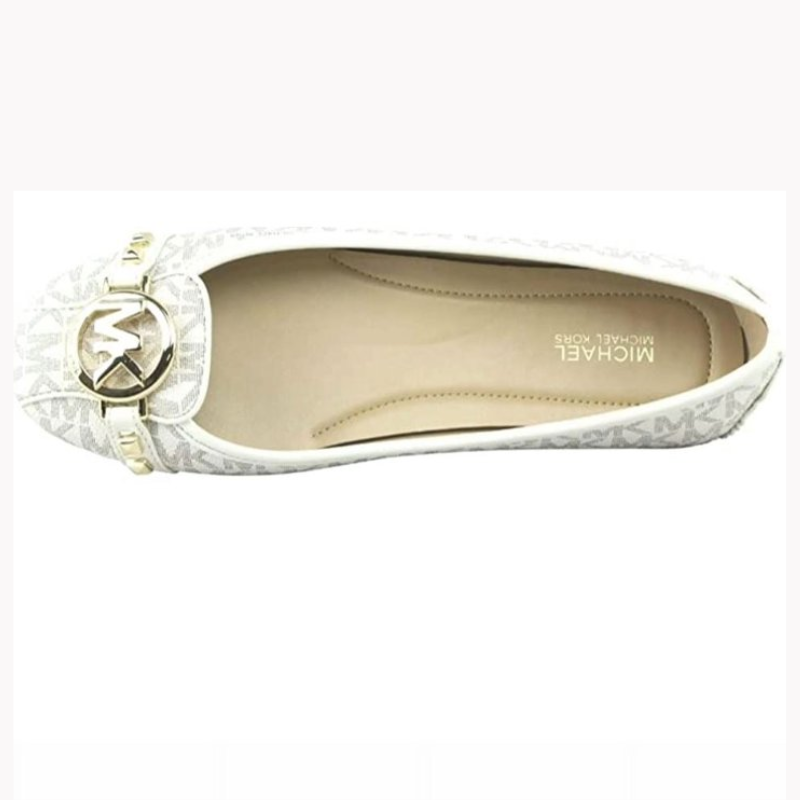 Michael Kors - Fulton/ Pumps Studded Logo Moccasin - Vanilla Color