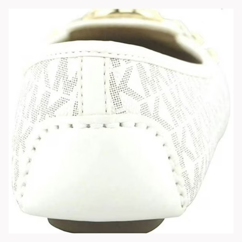 Michael Kors - Fulton/ Pumps Studded Logo Moccasin - Vanilla Color
