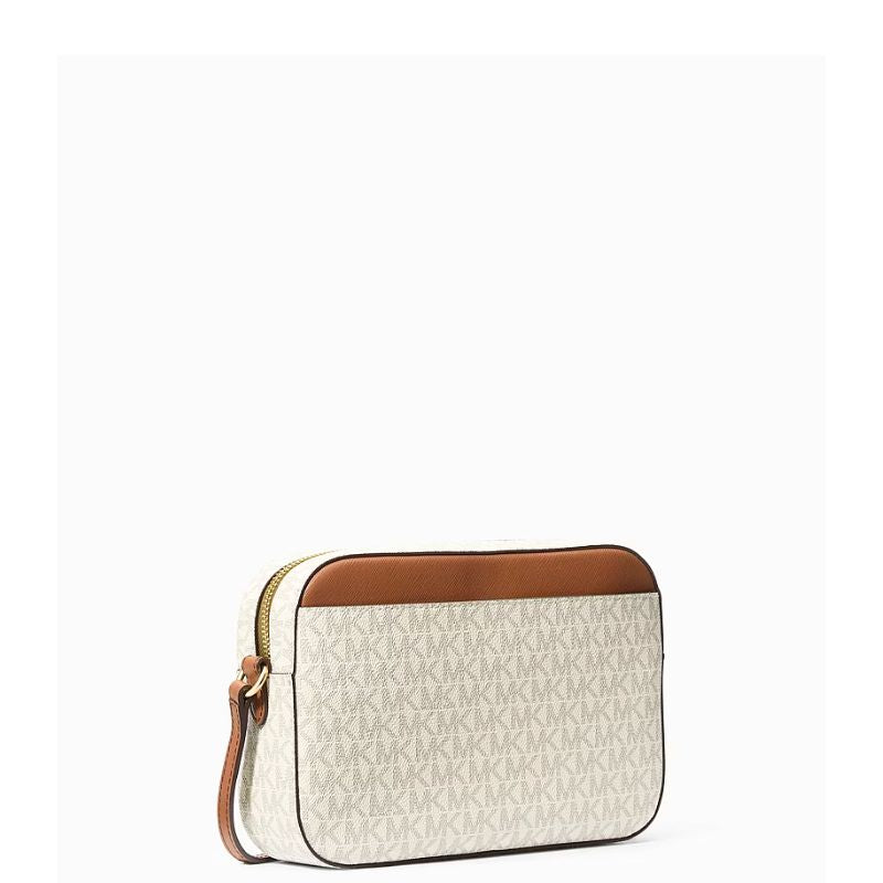 Michael Kors - Jet Set Crossbody Bag – Imported Original Designer Handbag - Vanilla