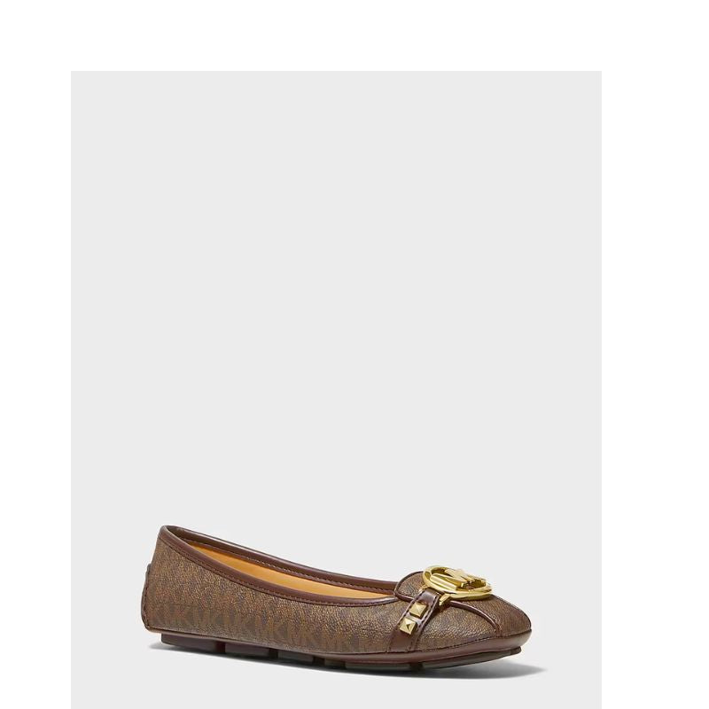 Michael Kors - Fulton/ Pumps Studded Logo Moccasin - Brown Color