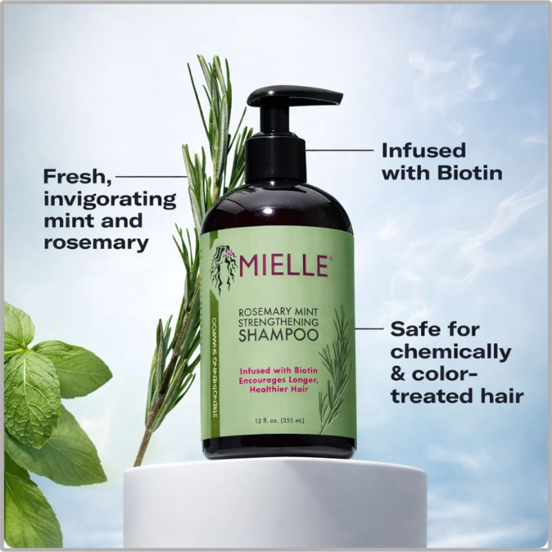 Mielle - Rosemary Mint Hair Strengthening Shampoo - 355Ml