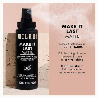 Milani - Make It Last Matte Finish Setting Spray - 60ml