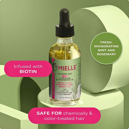 Mielle - Rosemary Mint Light Scalp & Hair Strengthening Oil - 59ML