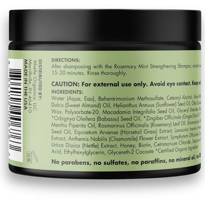 MIelle - Rosemary Mint Strengthening Hair Masque - 340g