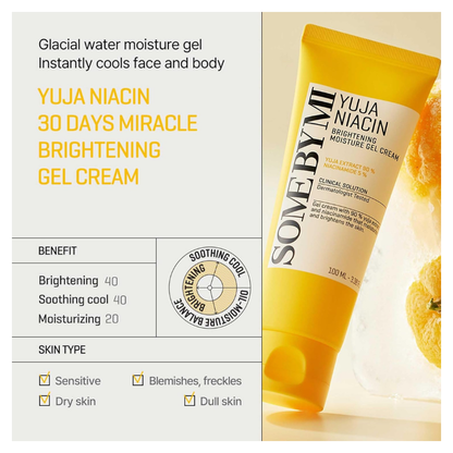 SOME BY MI Yuja Niacin Brightening Moisture Gel Cream - 100ml