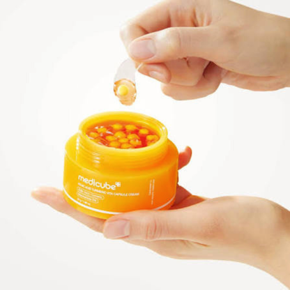 Medicube - Kojic & Turmeric Vita Capsule Brightening Cream - 53g