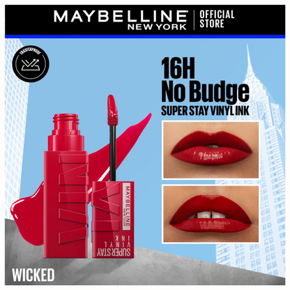 Maybelline - Super Stay Vinyl Ink Longwear Liquid Lipcolor - Variants Available